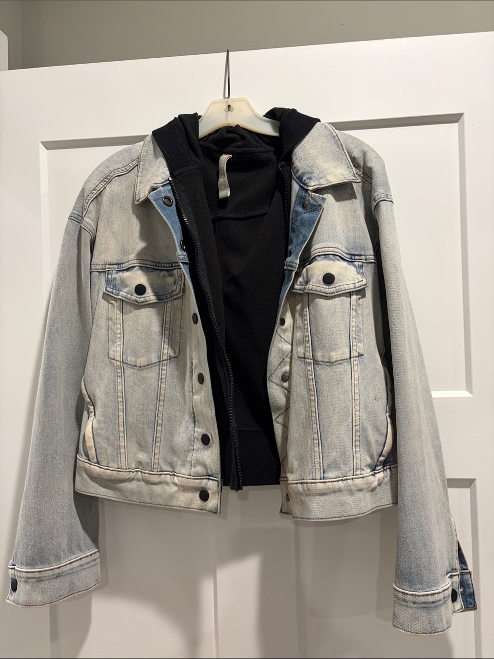 Athleta Denim Jacket with Vest